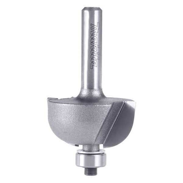 Makita Router Bit, 1/4" Cove, 2 Flute, 1/4" - 733122-6A