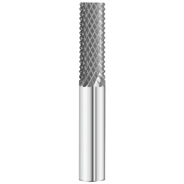 Fullerton Tool 2-Flute - 28° Helix - 5600 MATRX Burr Routers, RH Spiral, Style A - No End Cut, 1/4 - 25202
