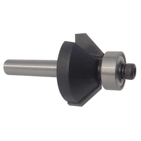 Westward Chamfer Rtr Bit, Carbide Tipped, 1-1/2 In - 16Y551