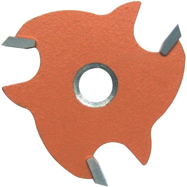 Cmt 3-Wing Slot Cutter with 45-Degree Bore, 1/4-Inch Cutting Length and 5/16-Inch Bore - 823.364.11
