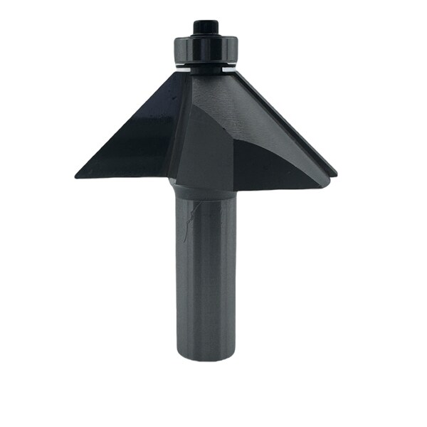 Qic Tools 1-1/8in Chamfer bit 45 Degree With Bearing 1/2in SH - CBC1.118.12.45