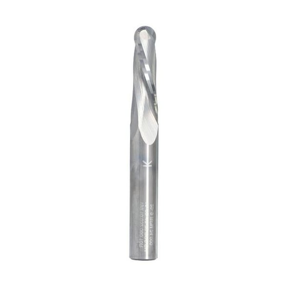 Qic Tools 3/4in Ball Nose Upcut Solid Carbide Bit 4inL - RSC10.340.16