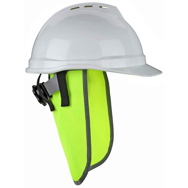 Ergodyne Neck Shade, For Use With Hard Hat Lime - 8006