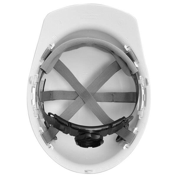 Ironclad Performance Wear Safety Helmet - Standard Brim, Class E, 6pt, White - G60100