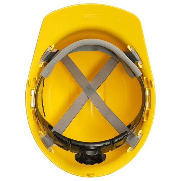 Ironclad Performance Wear Safety Helmet - Standard Brim, Vented, Class C, 4 pt, Yellow - G60002