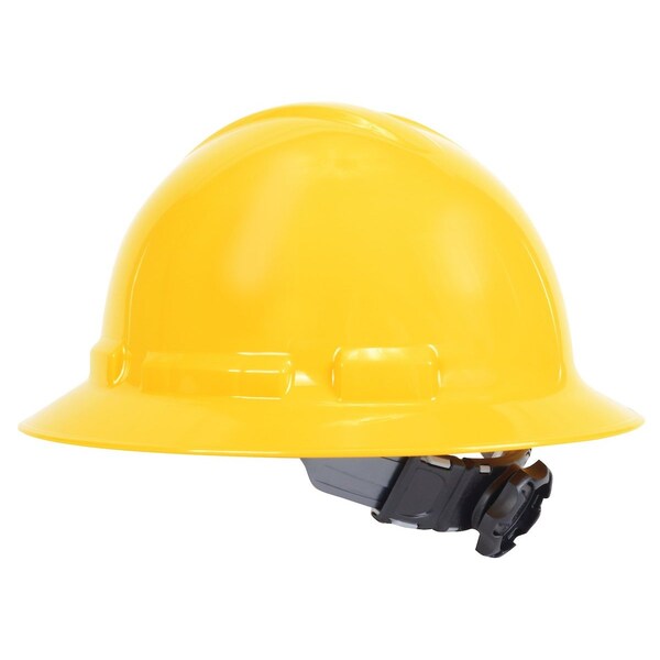 Sunbelt YELLOW, 6 PT. RATCHET SUS. Hardhat 12.5" x10.5" x7" - A-B1QHR6YE