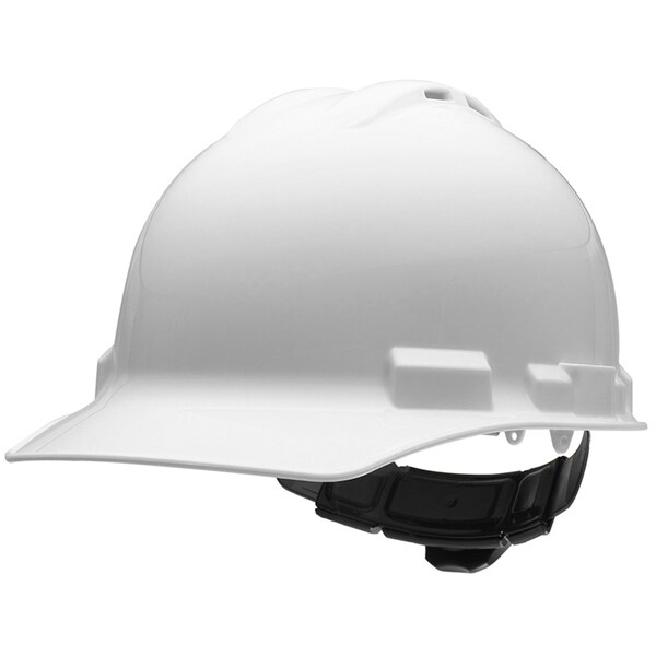 Ironclad Performance Wear Safety Helmet - Standard Brim, Vented, Class C, 4 pt, White - G60000