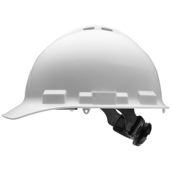 Ironclad Performance Wear Safety Helmet - Standard Brim, Vented, Class C, 4 pt, White - G60000