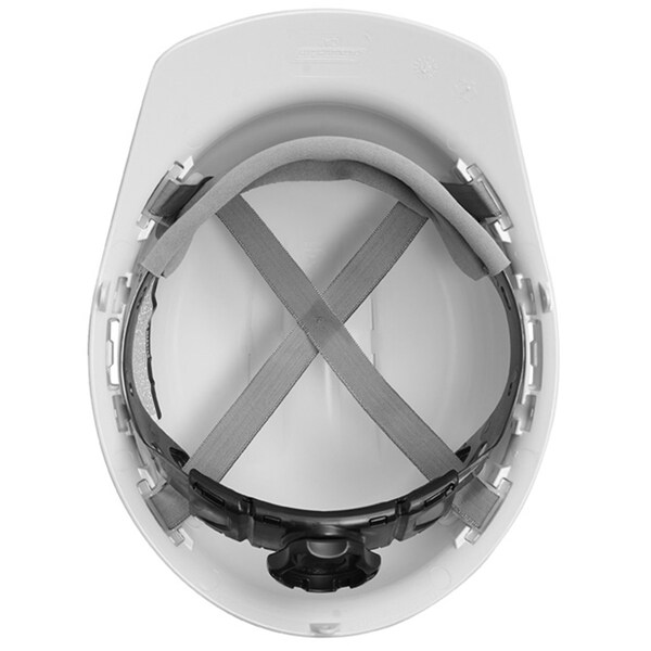 Ironclad Performance Wear Safety Helmet - Standard Brim, Vented, Class C, 4 pt, White - G60000