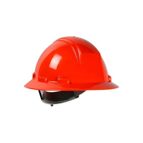 Pip Kilimanjaro Type II Full Brim Hard Hat HDPE Shell, 4-Pt Textile Suspension, Ratchet Adjustment, Org - 280-HP642R-03