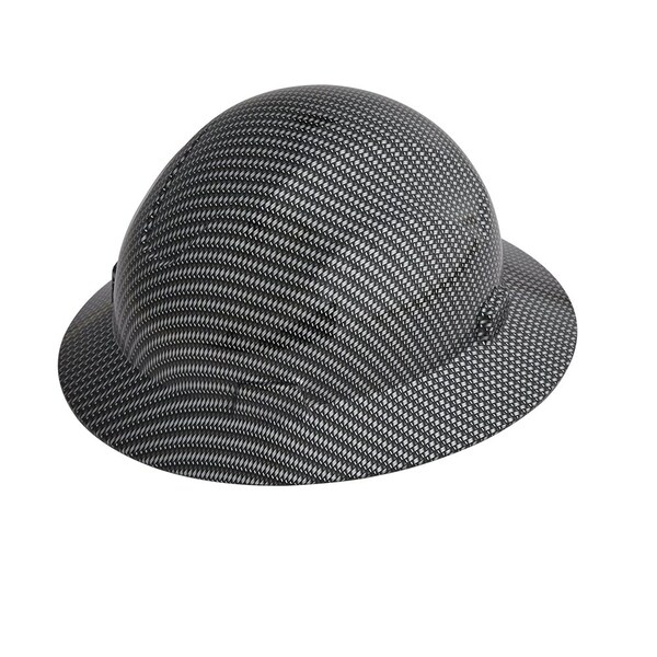 Jackson Safety Non-Vented, 370 Speed Dial™ Ratcheting Headgear, Carbon Fiber - Silver - 20600