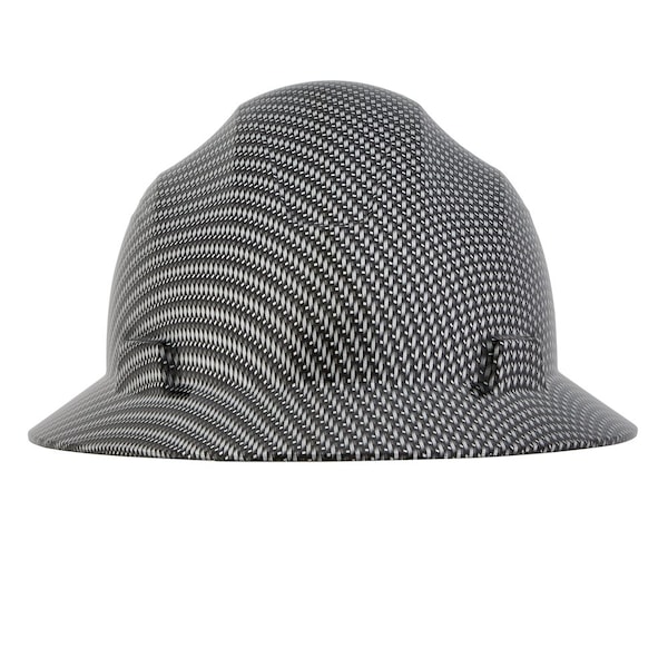 Jackson Safety Non-Vented, 370 Speed Dial™ Ratcheting Headgear, Carbon Fiber - Silver - 20600