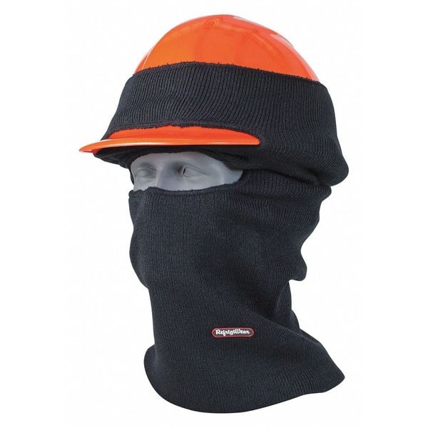 Refrigiwear Balaclava Hard Hat Black, Acrylic, Black, One Size - 0067RBLKOSA