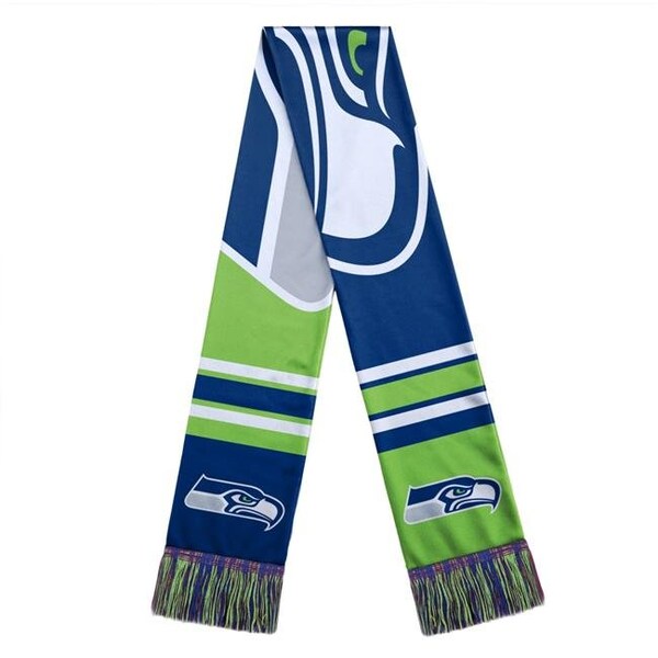 Forever Collectibles Seattle Seahawks Scarf Colorblock Big Logo Design - 9141884755