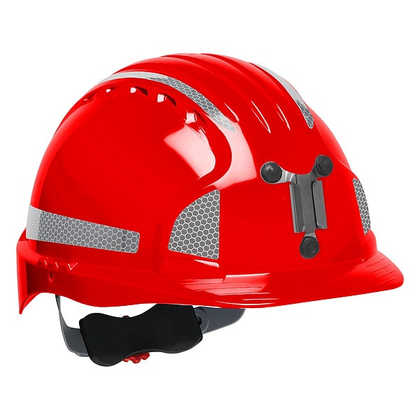 Pip Hard Hat, JSP, HDPE, 6 Point Ratchet, Type I, Class C - 280-EV6151MCR2-60