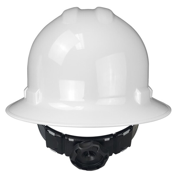 Radians Radians QHR4 Quartz Full Brim Hard Hat, 4 Point Ratchet, White - QHR4-WHITE