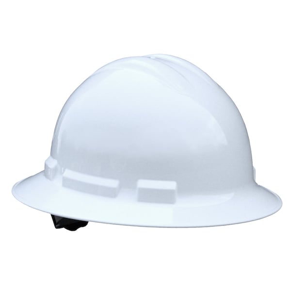 Radians Radians QHR4 Quartz Full Brim Hard Hat, 4 Point Ratchet, White - QHR4-WHITE