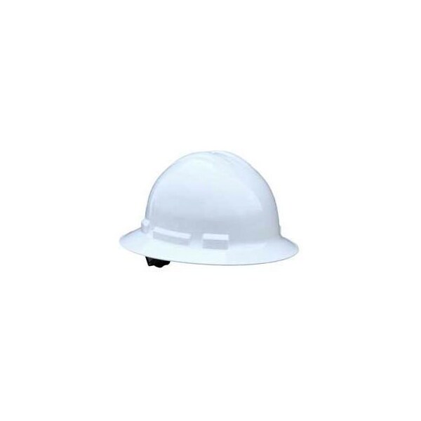 Radians Radians QHR4 Quartz Full Brim Hard Hat, 4 Point Ratchet, White - QHR4-WHITE