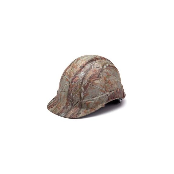 Pyramex Ridgeline Cap Style Hard Hat, Matte Camo Pattern, 4-Point Ratchet Suspension - HP44119