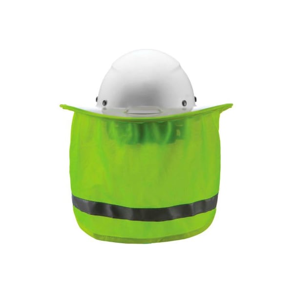 Lift Safety Lift Safety DAX Sunshade For Full Brim, Hi Viz Yellow - HDSF-20HV
