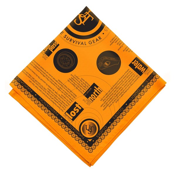 Ust UST Brands Survival Bandana Orange One Size Fits Most - 20-PGR0001-08