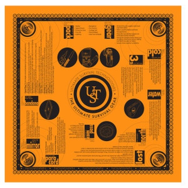 Ust UST Brands Survival Bandana Orange One Size Fits Most - 20-PGR0001-08