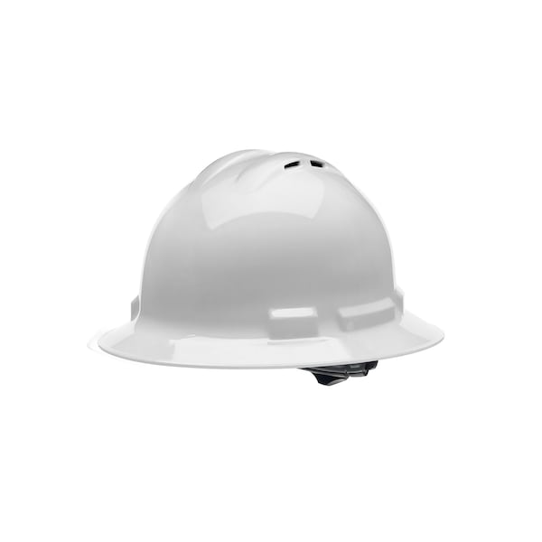 Radians Hard Hats Quartz Vented Full Brim HHat-Wht - QHR4V-WHITE