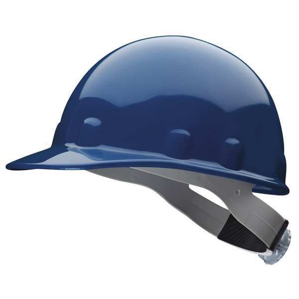 Fibre-Metal By Honeywell Hard Hat, Super Eight E2, Thermoplastic, 8 Point Ratchet, Type 1, Class E, Dark Blue - E2RW75A000