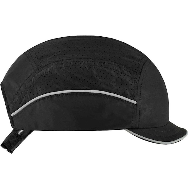 Ergodyne Bump Cap, Short Brim Baseball, ABS, Hook-and-Loop Suspension, Blue, Fits Hat Size One Size Fits Most - 8960