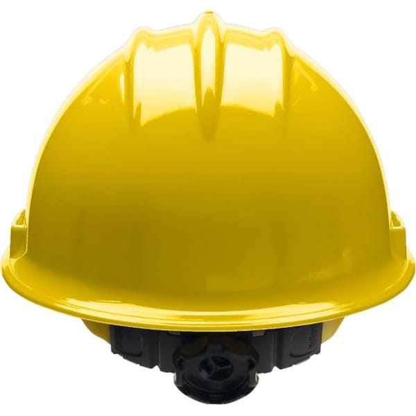 Bullard Hard Hat, Classic, Polyethylene, 6 Point Ratchet, Type 1, Class C, Yellow - 30YLR