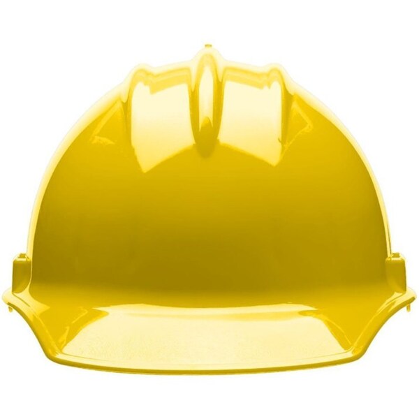 Bullard Hard Hat, Classic, Polyethylene, 6 Point Ratchet, Type 1, Class C, Yellow - 30YLR