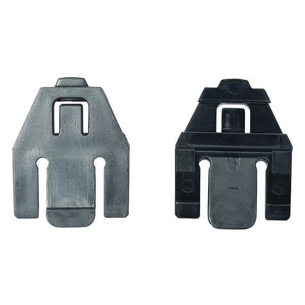 Msa Safety Slot Adaptors, For Use With Mfr. No. 10115730, 10121266, 10115821, and 10121267 Black, 2 PR - 10117496
