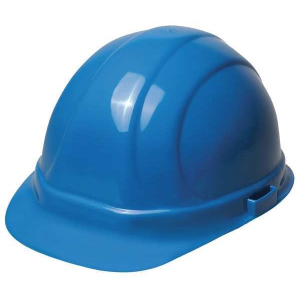 Erb Safety Hard Hat, Omega II, Polyethylene, 6 Point Ratchet, Type 1, Class E, Blue - 19956