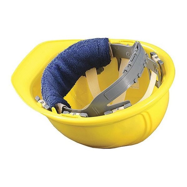 Condor Clip On Hard Hat Sweatband, Navy, PK12 - 45KJ57