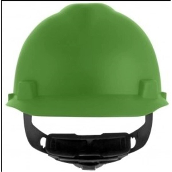 Msa Safety Fas-Trac Suspension FT3 V-Gard Hard HatMatte Green - 454-10203085