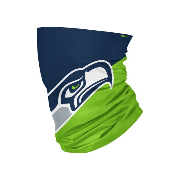 Foco FOCO Seattle Seahawks Gaiter Scarf Face Mask 1 pk - 194751392900