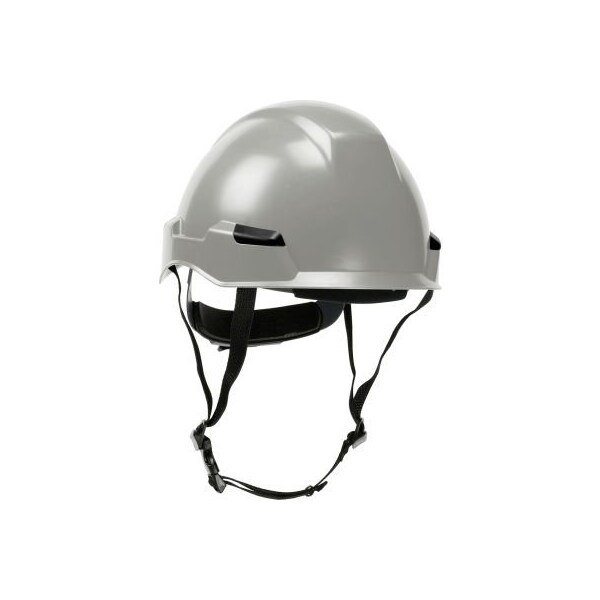 Pip Dynamic Rocky Industrial Climbing Helmet Polycarbonate / ABS Shell, Ratchet Adjustment, Gray - 280-HP142R-09