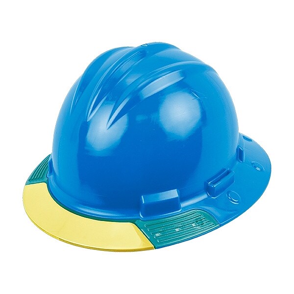 Bullard Full Brim Hard Hat, HDPE, 4 Point Ratchet, Type 1, Class E, Blue - AVPBRYCS