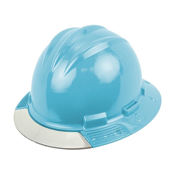 Bullard Full Brim Hard Hat, HDPE, 4 Point Ratchet, Type 1, Class E, Sky Blue - AVSKRCCS