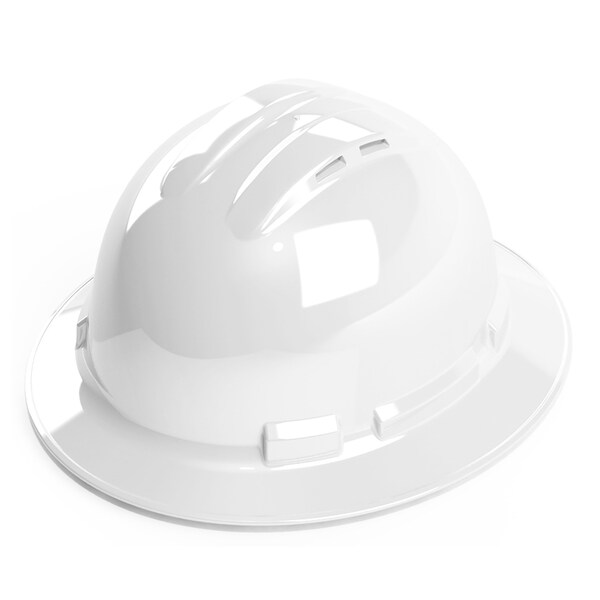 Cordova Pinlock, 4-Point, Vented, Duo Safety, Hard Hat, Full Brim, White - H34R1V