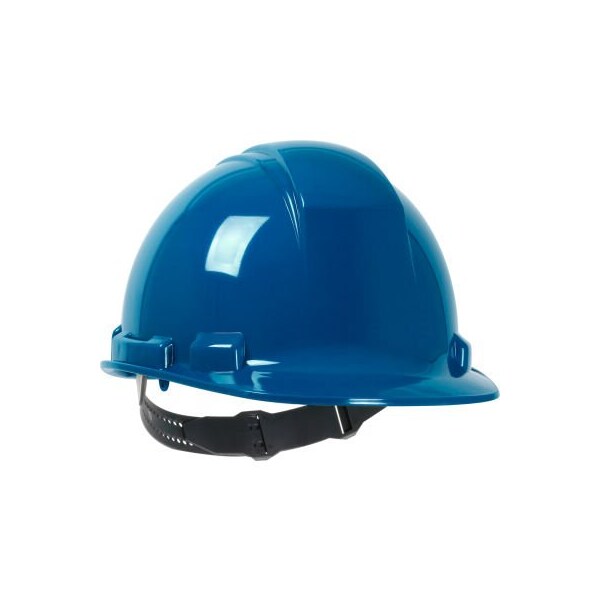 Pip Whistler Cap Style Hard Hat HDPE Shell, 4-Point Textile Suspension and Pin-Lock Adjustment, Royal - 280-HP241-17