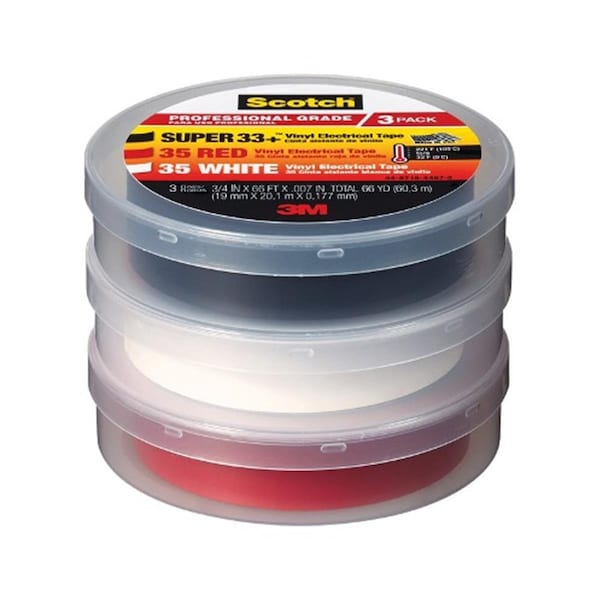 Cinta eléctrica de vinilo surtida de 0.75 pulgadas Defenseguard 6132-10828-6 - DE3314765