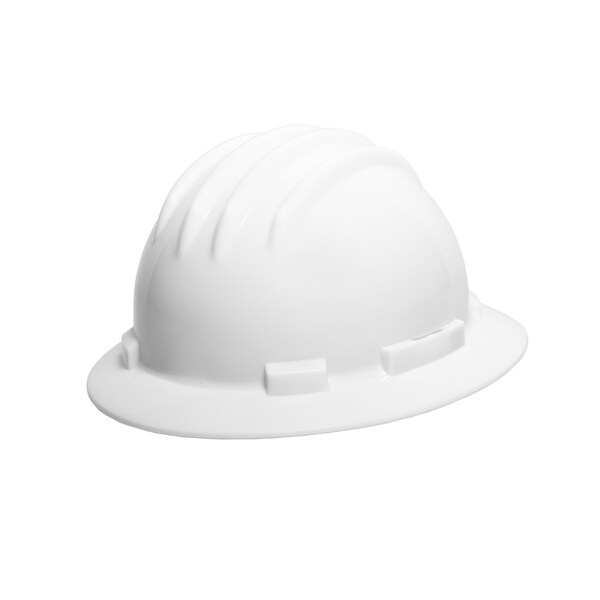 Ironwear High Density Polyethylene Full Brim Hard Hat White - 3970-W