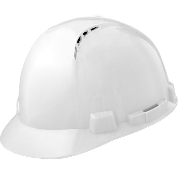 Lift Safety Briggs Short Brim Vented White - HBSC-7W