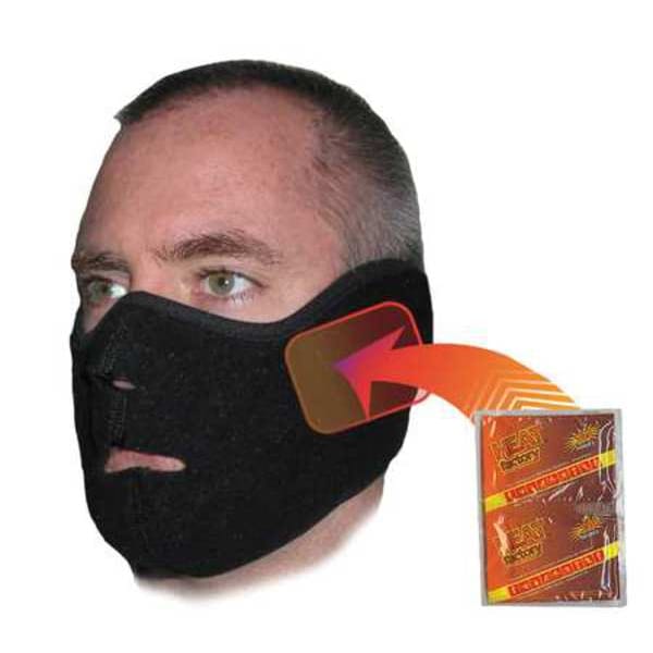 Heat Factory Heated Face Mask, Black, Universal - 1781