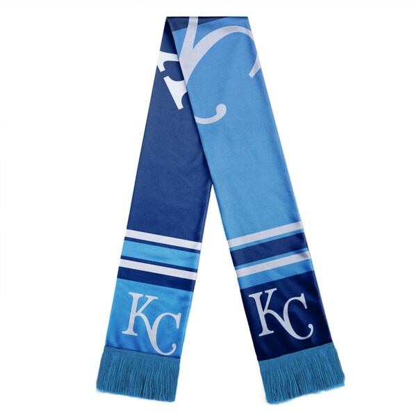 Forever Collectibles Kansas City Royals Scarf Colorblock Big Logo Design - 9141896857