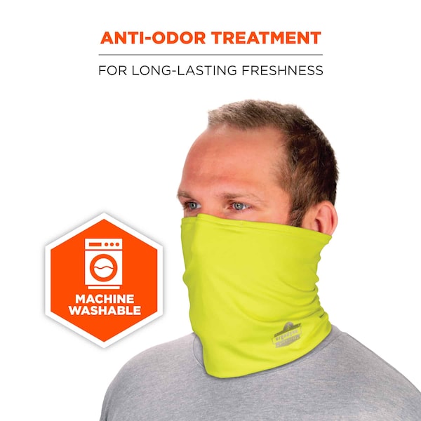 Ergodyne Hi-Vis Lime 2-Layer Cooling Multi-Band, L/XL - 6489