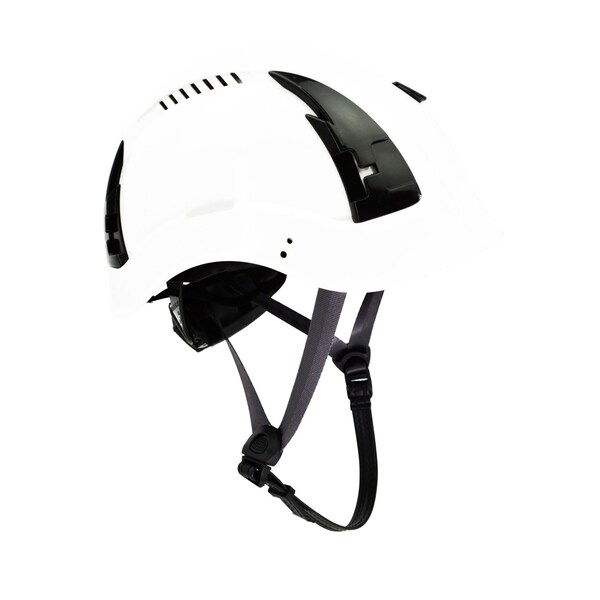 Malta Dynamics Safety Helmet, Polyethylene, Ratchet, White, Fits Hat Size One Size Fits Most - HTW1100