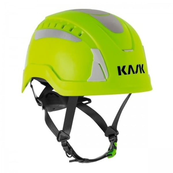 Kask Safety Helmet, Primero Air, Lightweight polypropylene HD, HI-VIZ Fluorescent Yellow - PRIMEROAIRHV-FYL