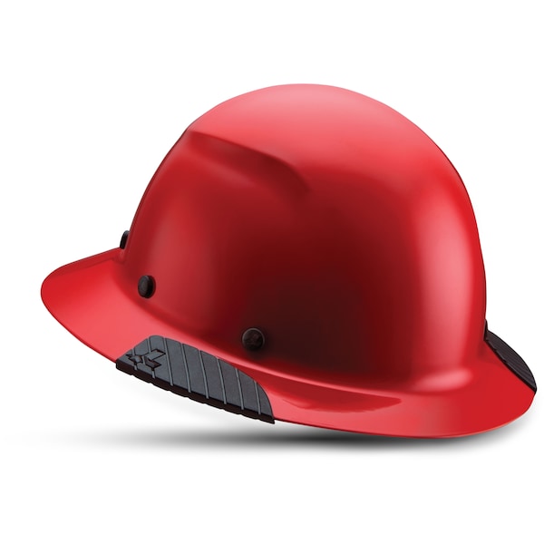 Dax Hard Hats Hard Hat Fiber Resin Full Brim (Red) - HDF-20RG